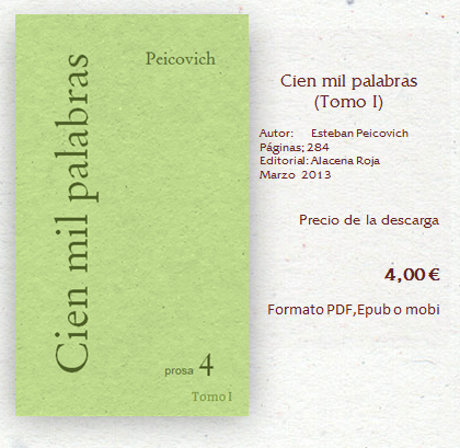 Cien mil palabras Tomo I por s&oacute;lo 4 euros