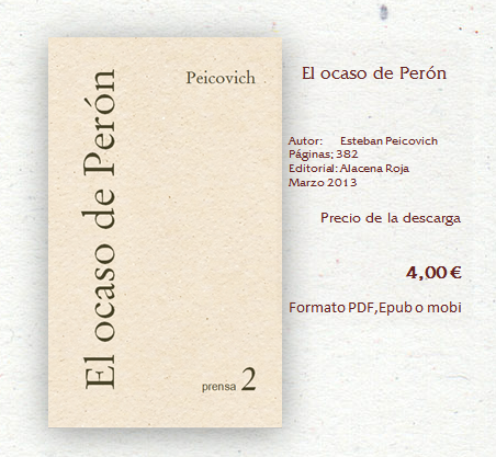 El ocaso de Perón El ocaso de Perón